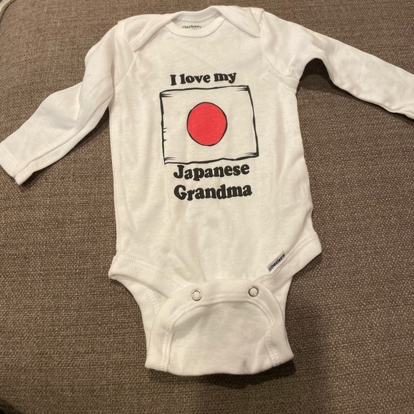 I Love My Japanese Grandma onesie! 0-3 months  long sleeve Brand new - Picture 1 of 1